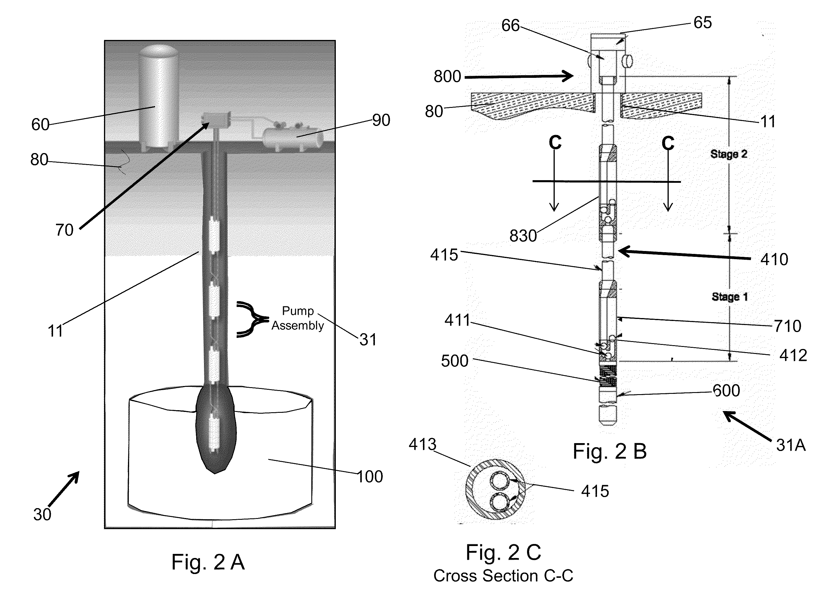 Fluid well pumping system and method to produce same