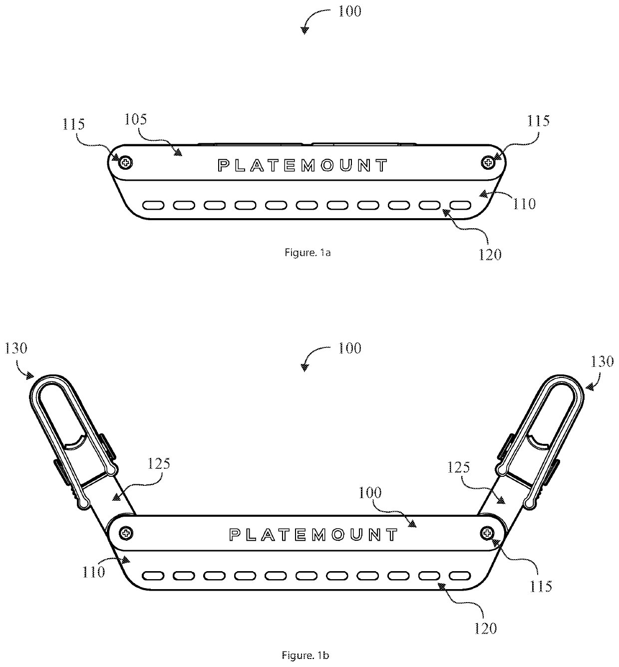 Mounting plate for vehicle bike racks