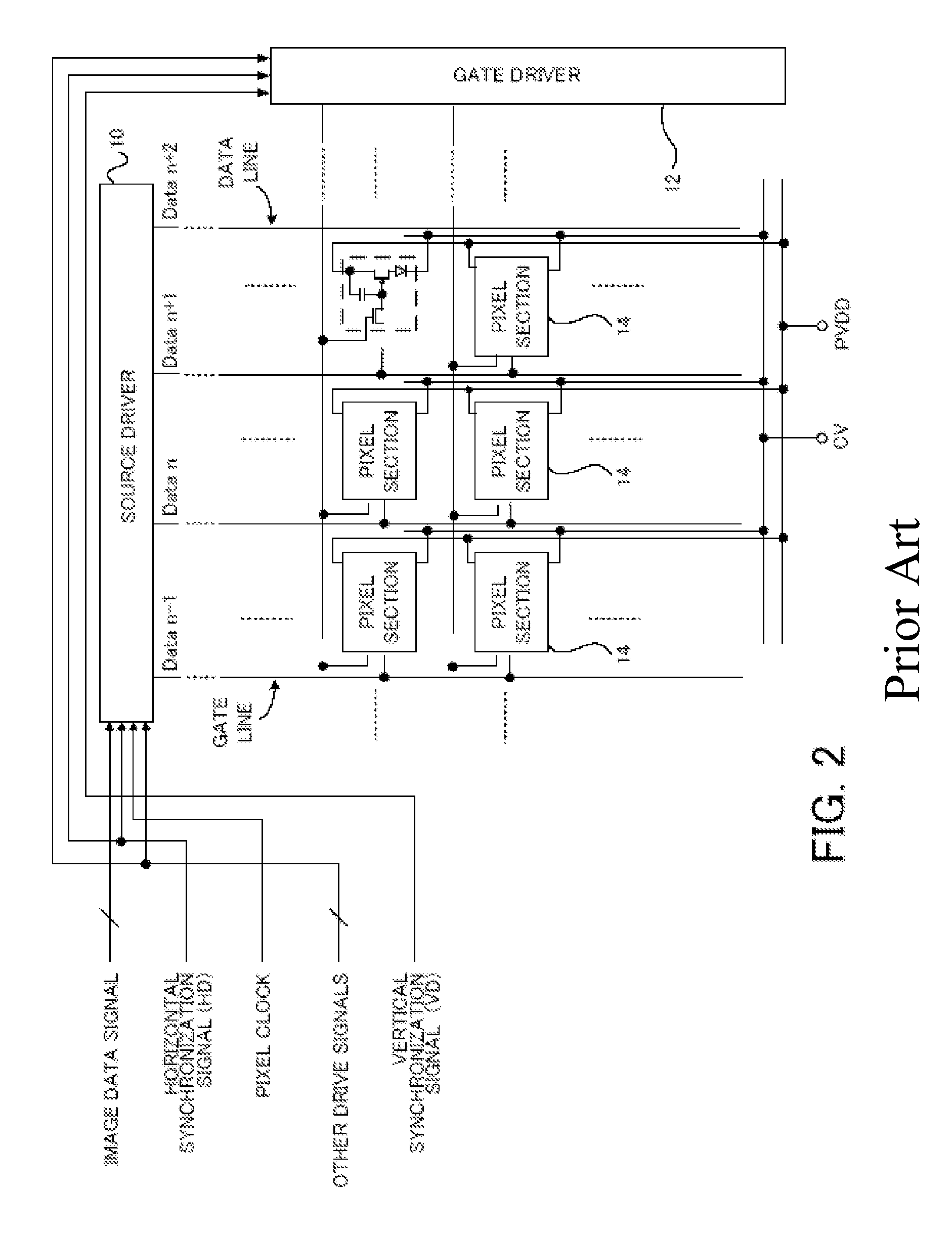 Brightness unevenness correction for OLED