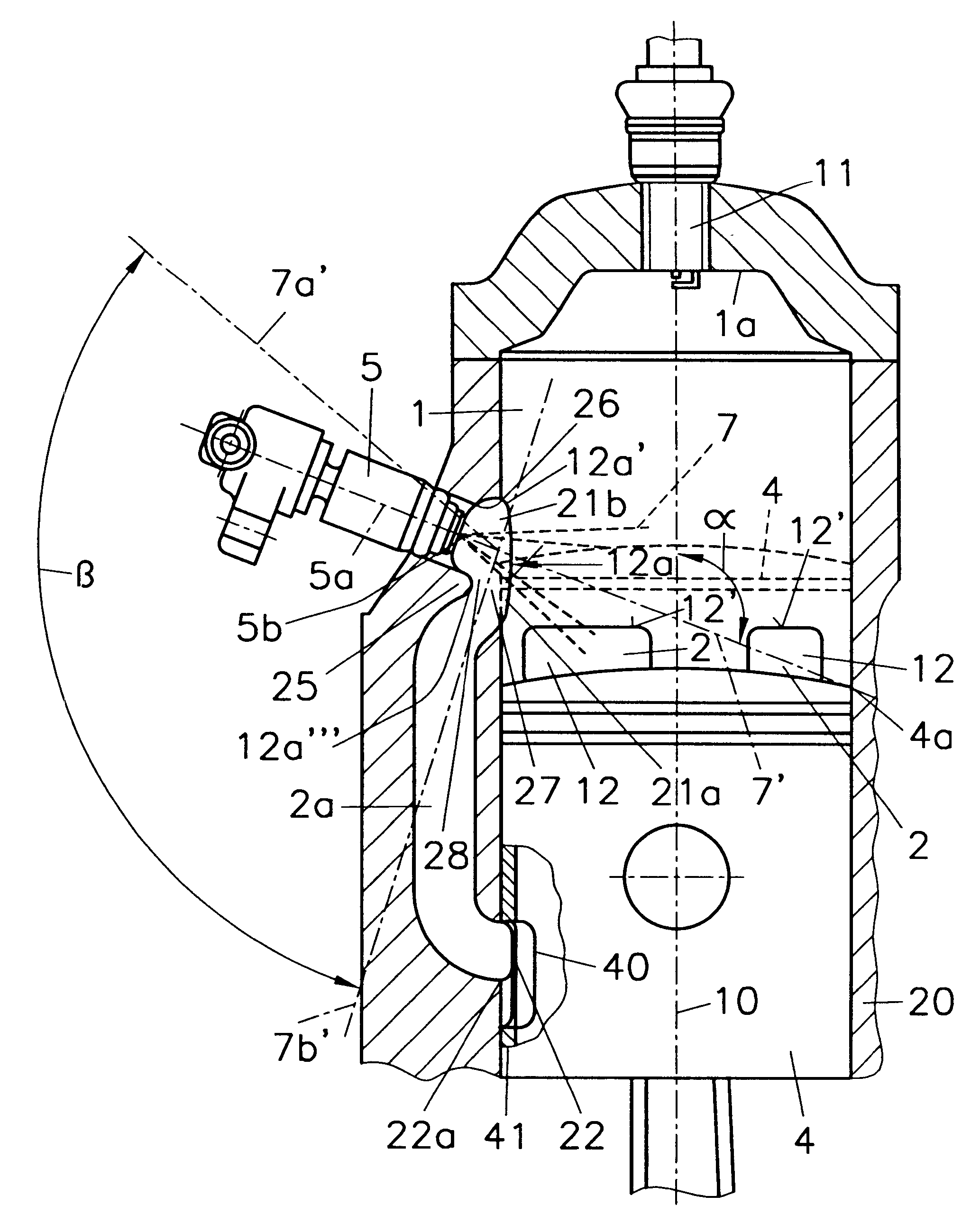 Two-stroke internal combustion engine with crankcase scavenging