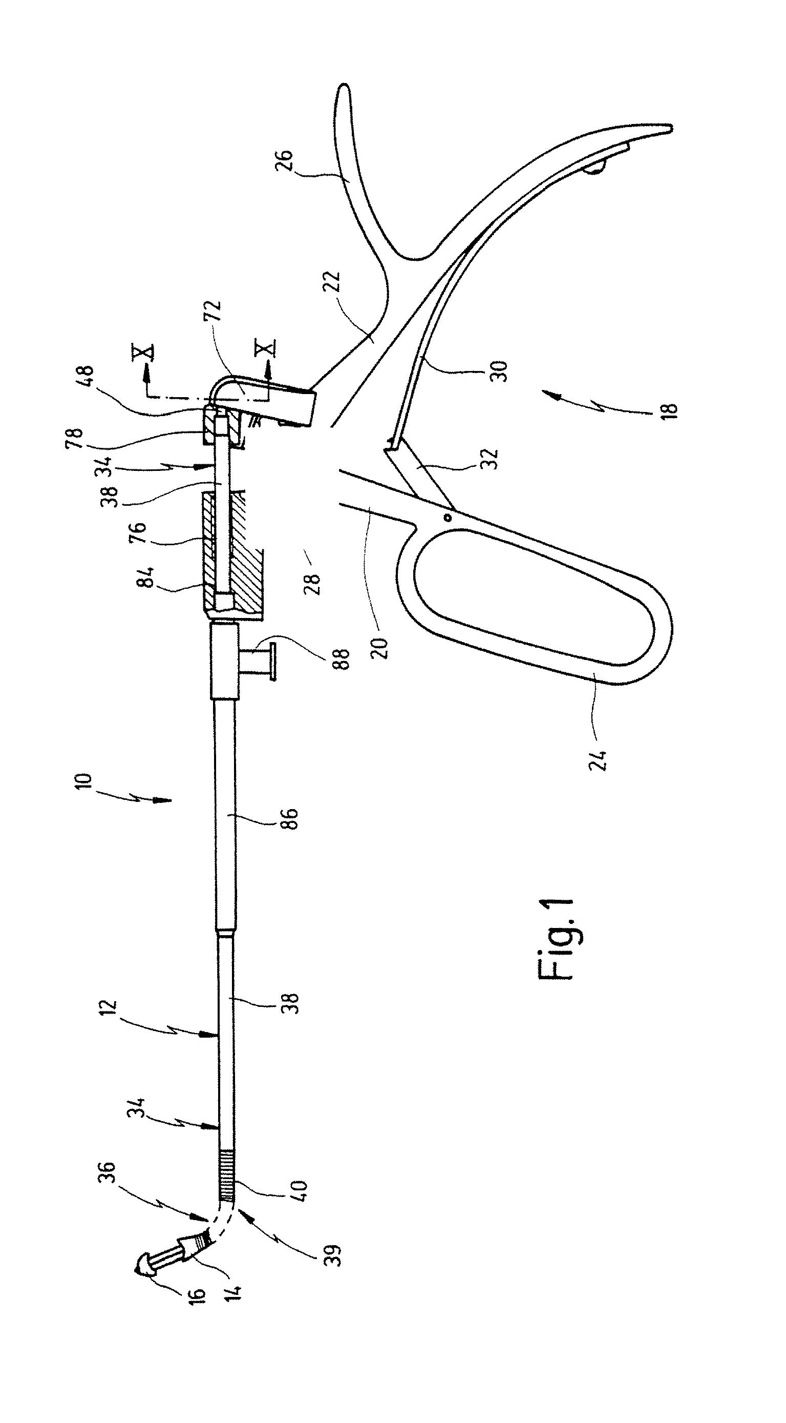 Medical instrument for dissecting tissue