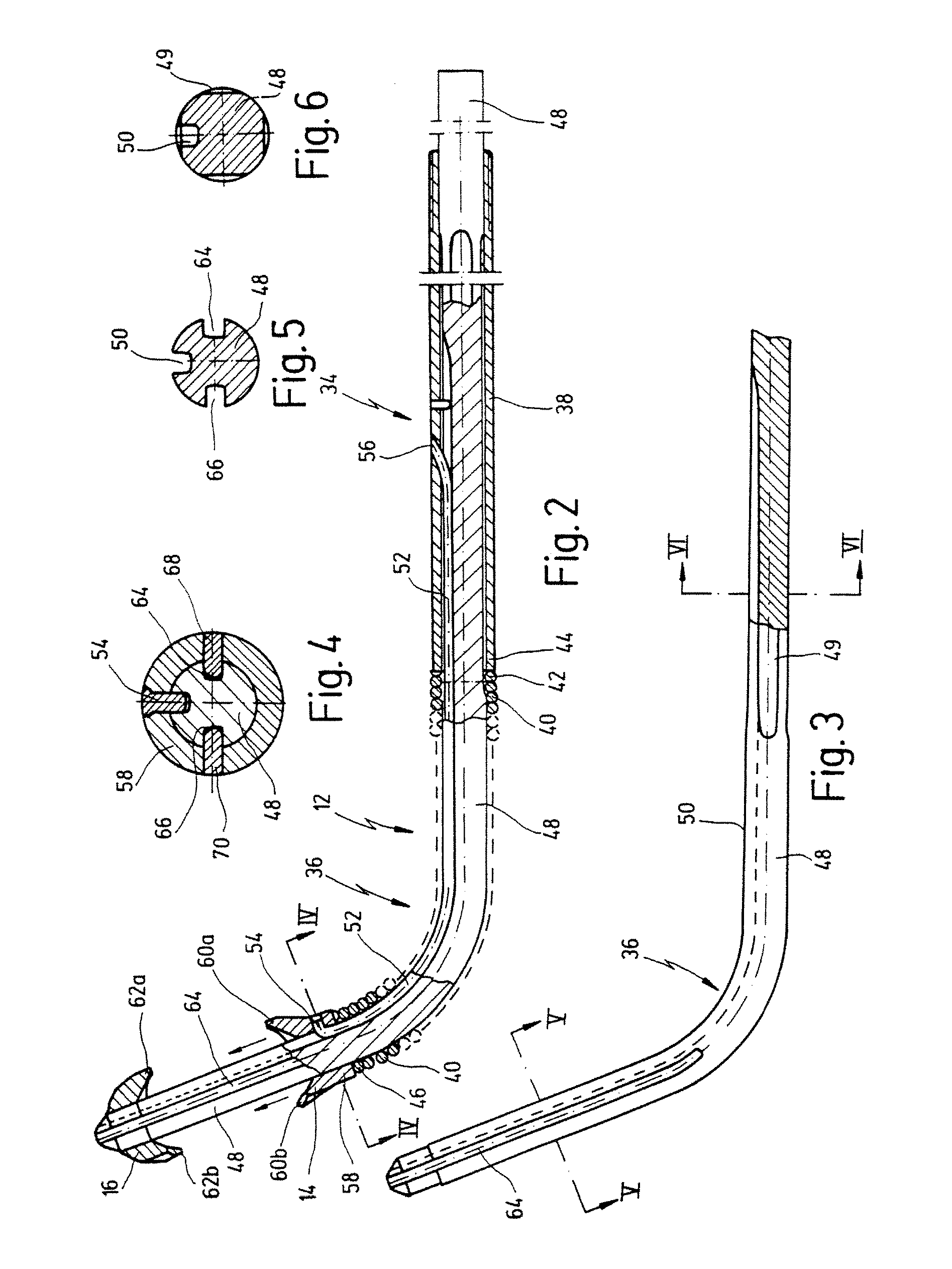 Medical instrument for dissecting tissue