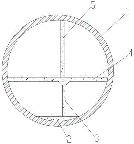 Comprehensive pipe rack of shield tunnel and construction method of comprehensive pipe rack