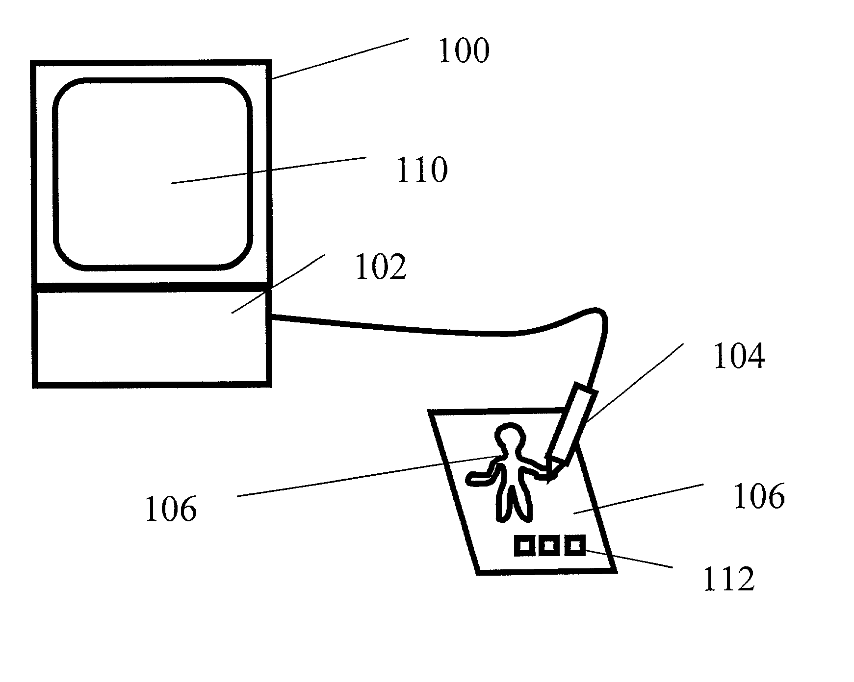 Manipulation of electronic media using off-line media