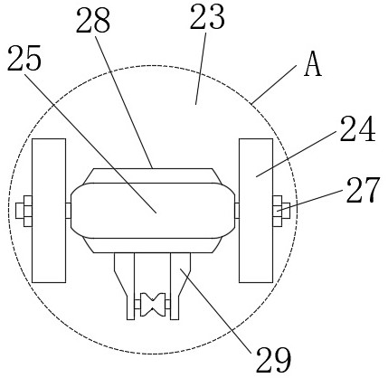 Weaving thread guiding device with deviation rectifying structure for textile processing