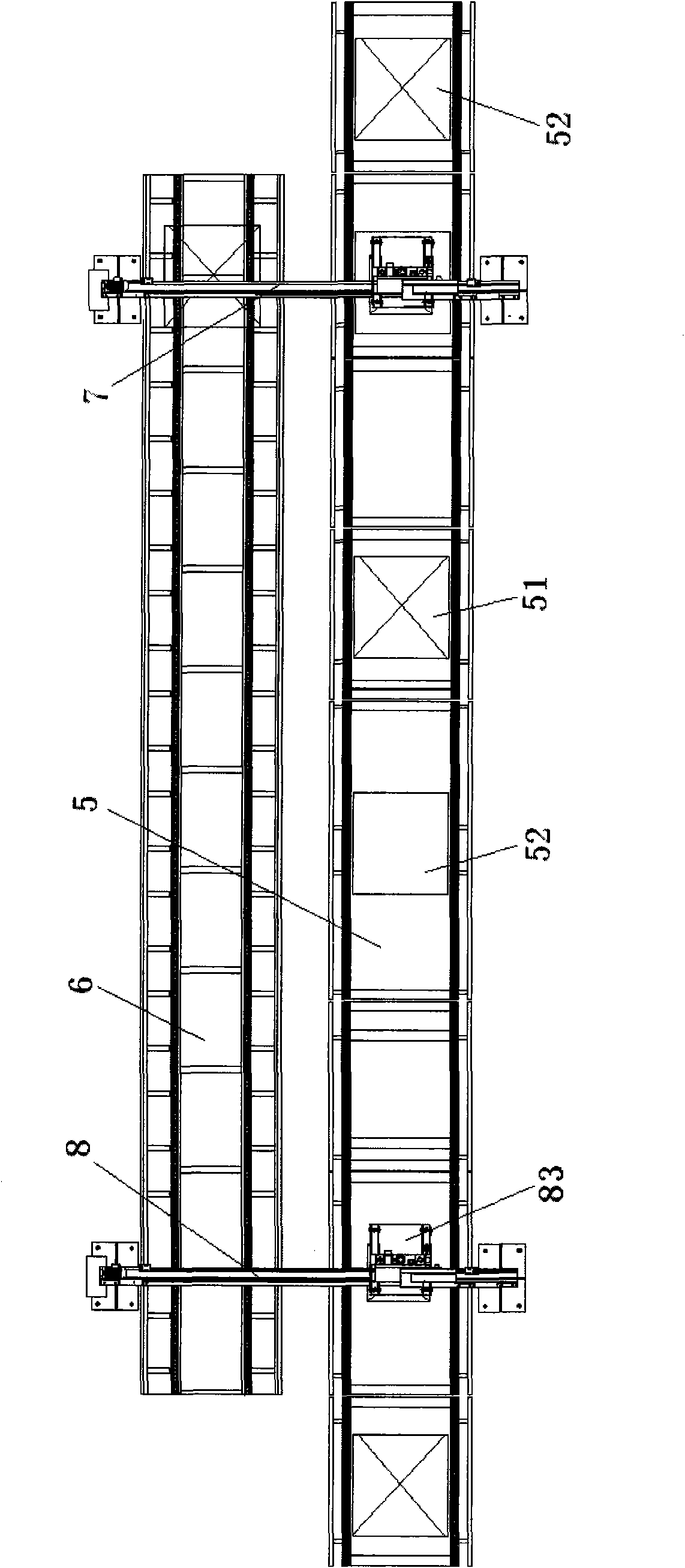 Quantitative boxing device with original box and original cover