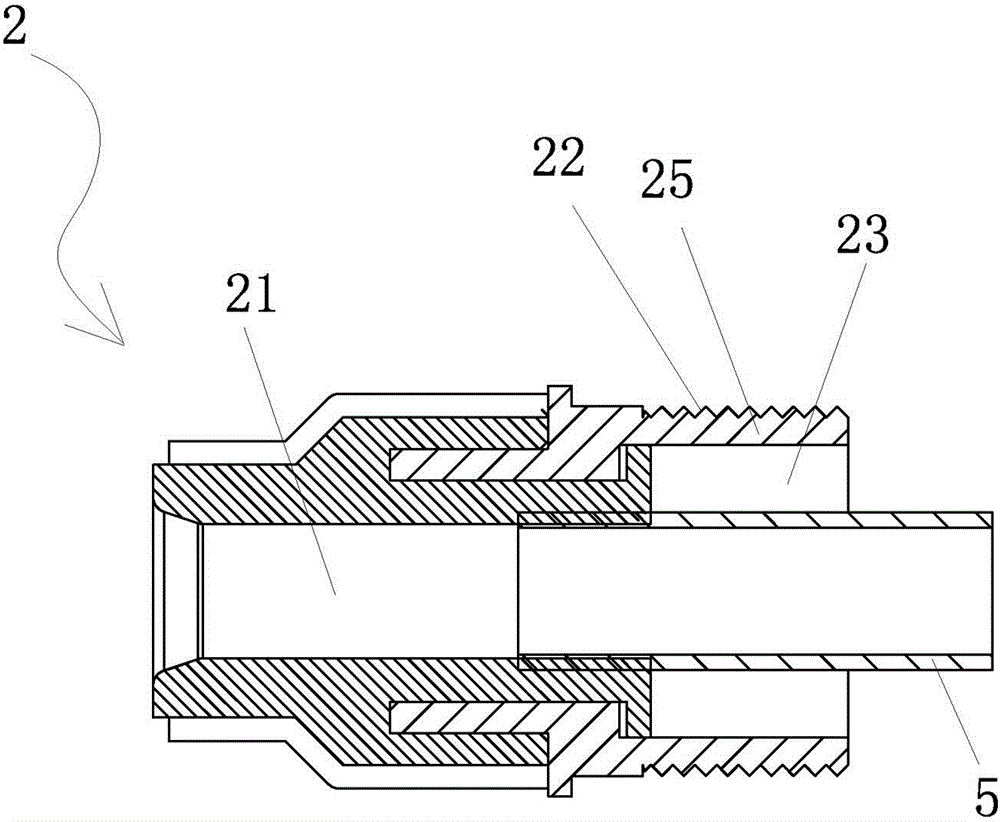 A fast-connection structure of water hose and rigid joint