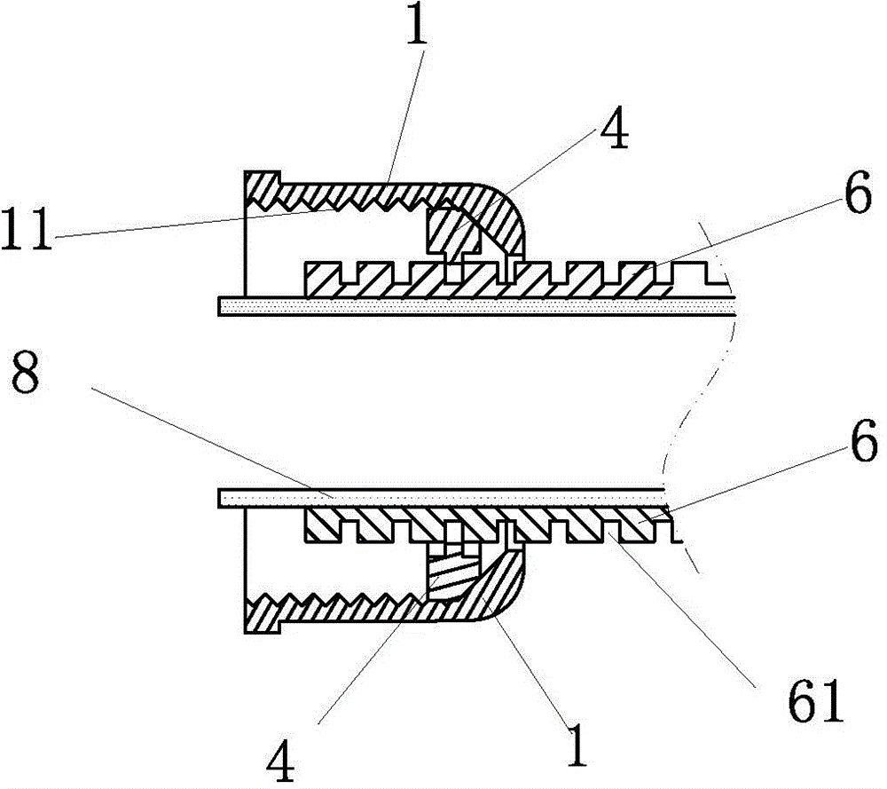 A fast-connection structure of water hose and rigid joint