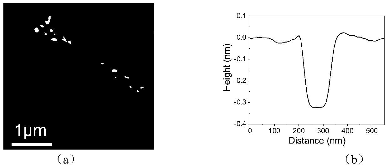 Micro-nano structure scanning probe processing method from edge of graphene