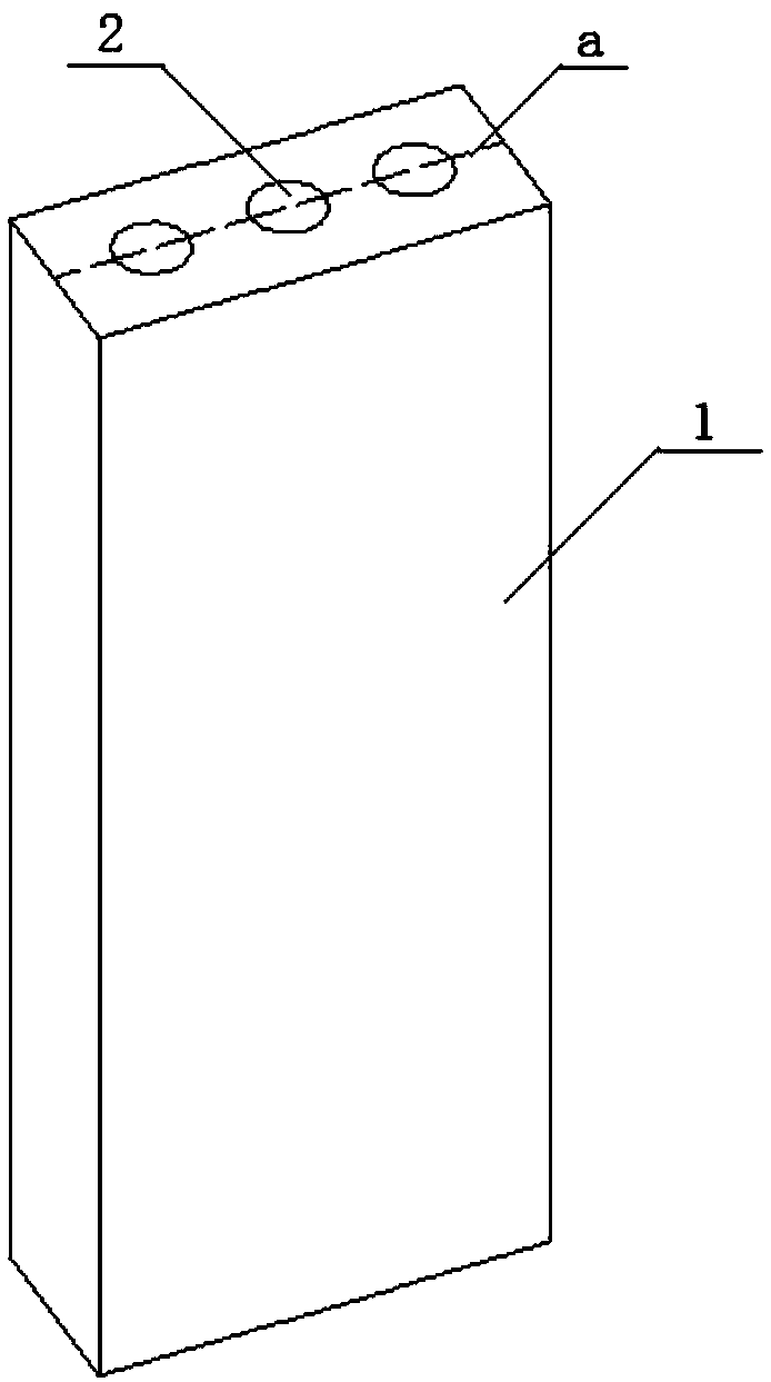 Slot-in-place prefabricated light-weight round-hole partition wallboard and manufacturing method thereof