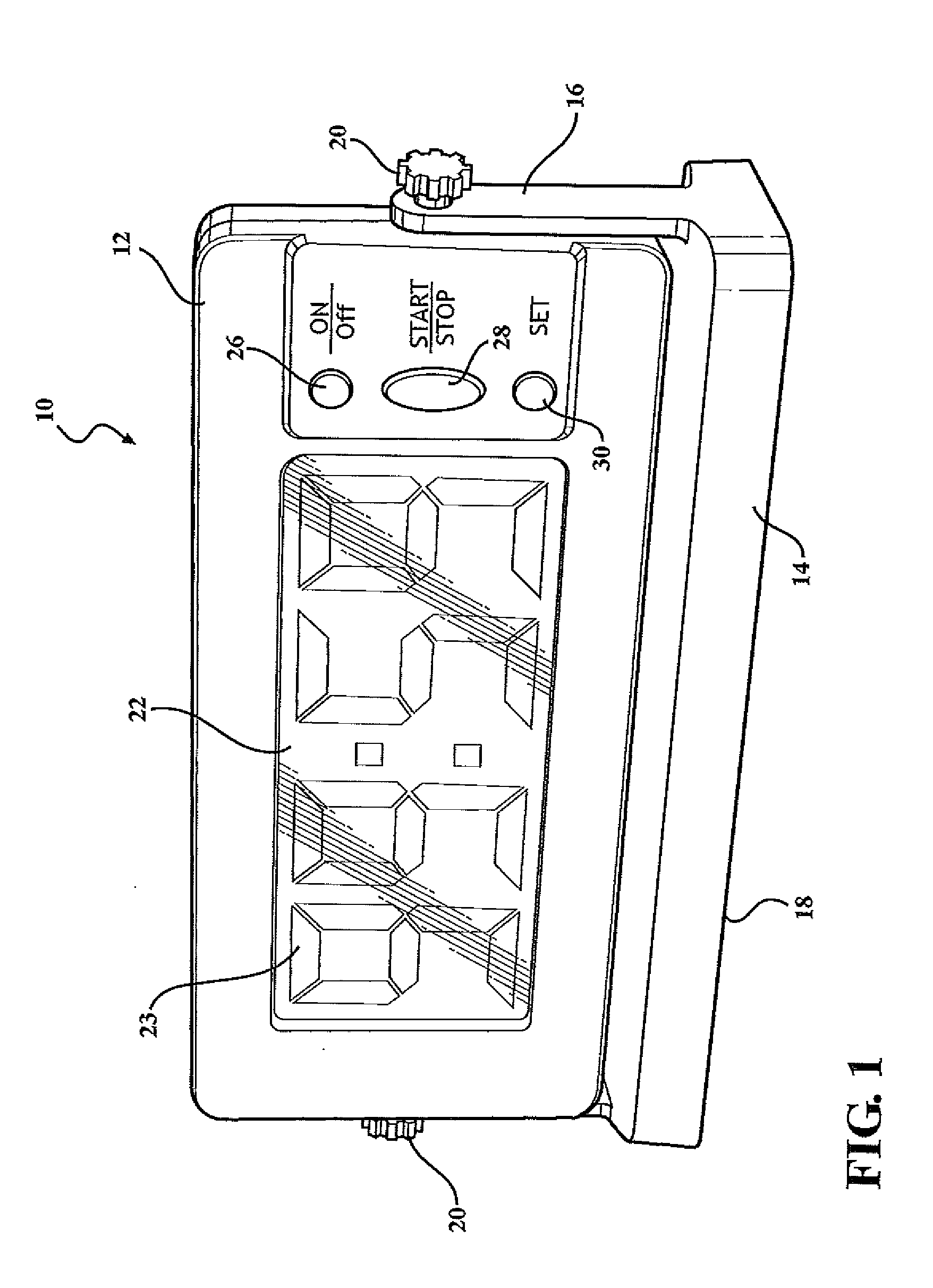 Submersible chronograph and counter