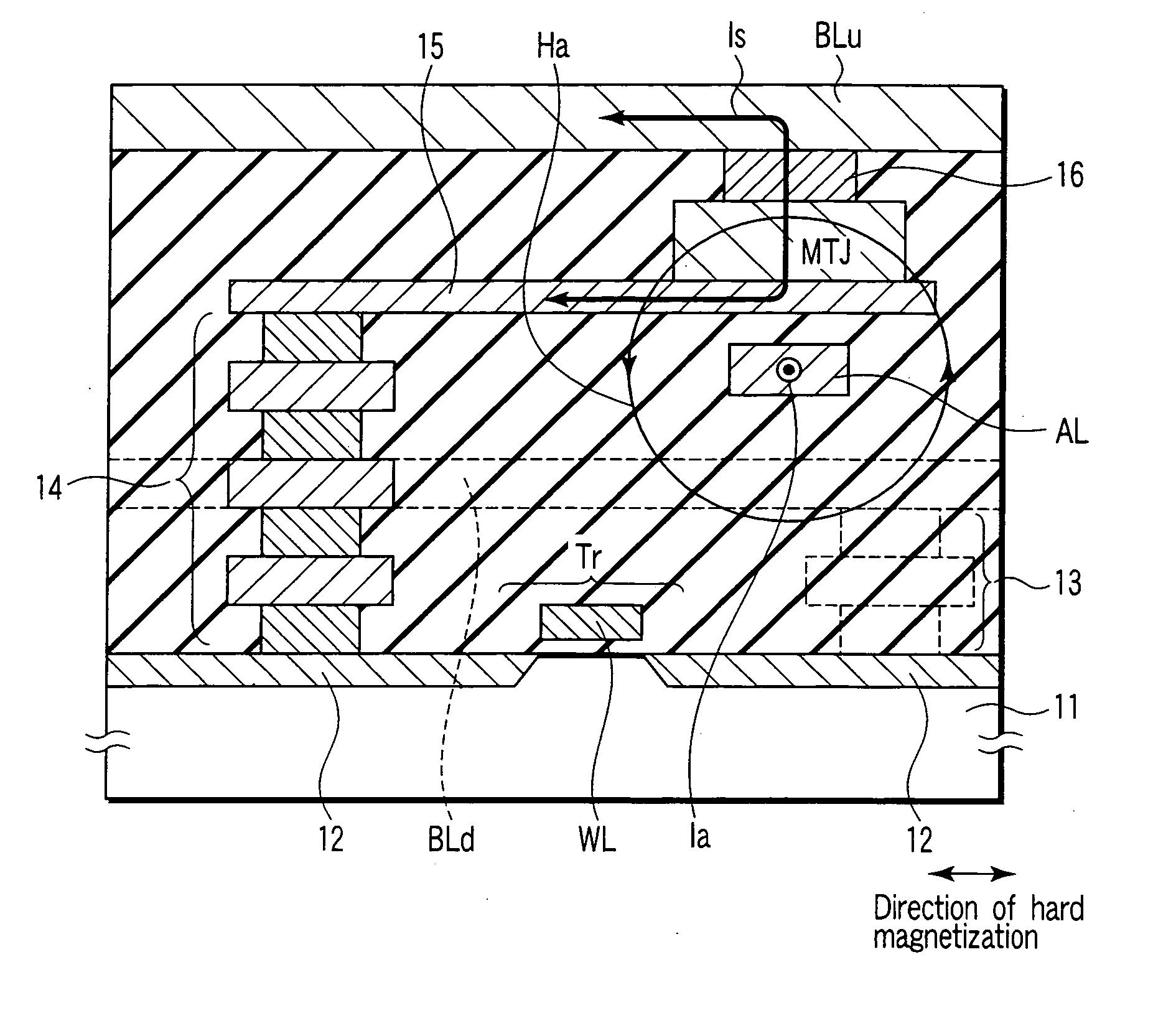 Spin-injection magnetic random access memory