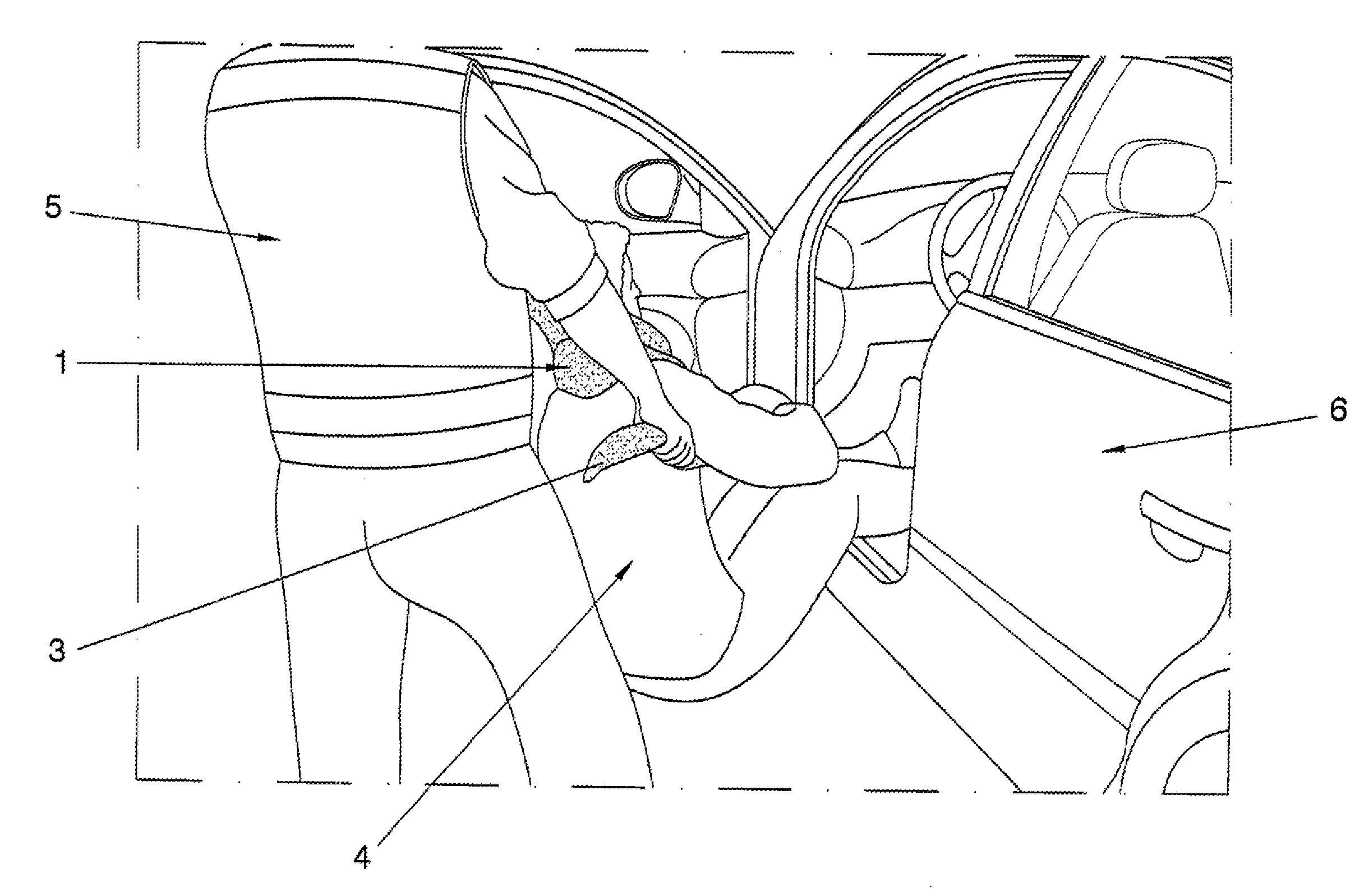 Device for removing people in a life-threatening situation and method for use