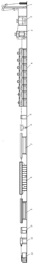 Automatic wire-welding surface treatment process and device for stainless steel