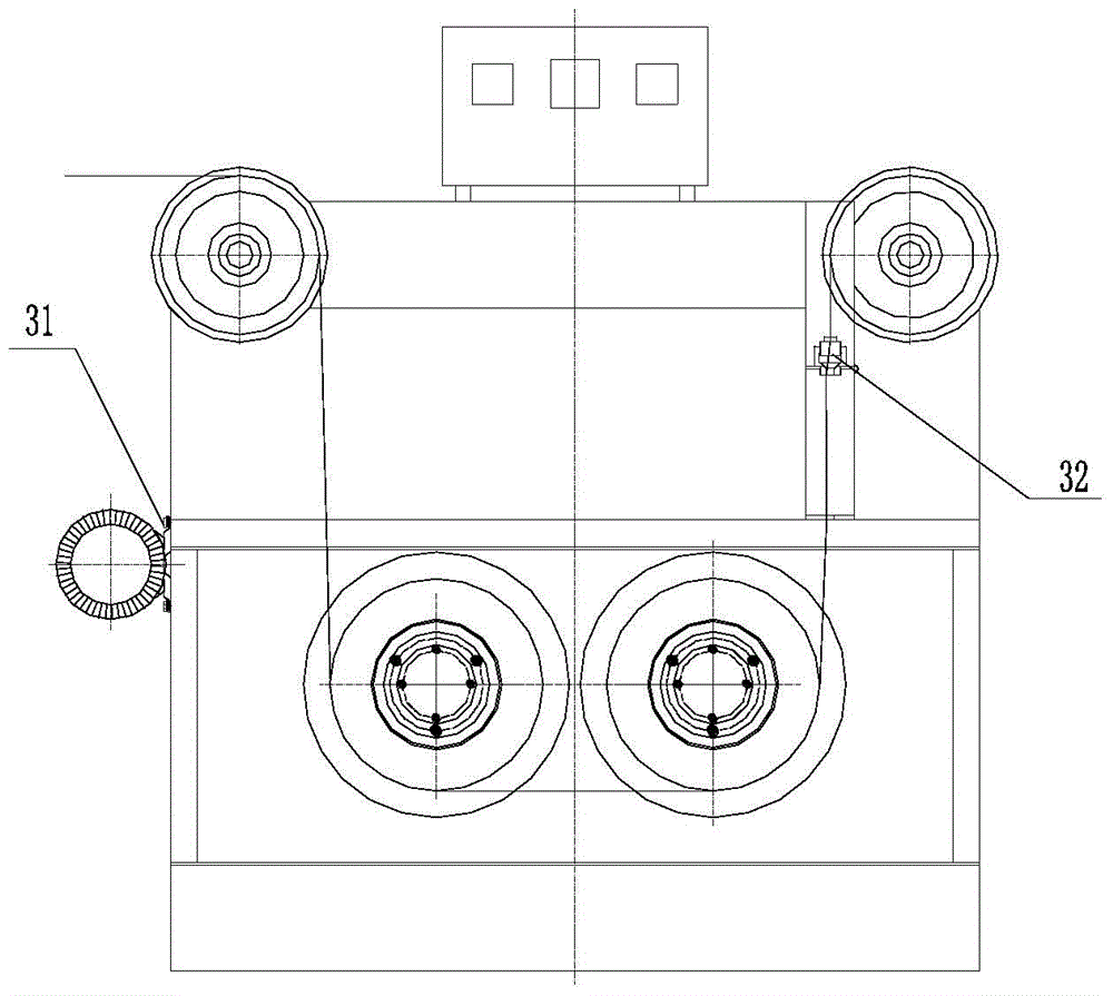 Automatic wire-welding surface treatment process and device for stainless steel