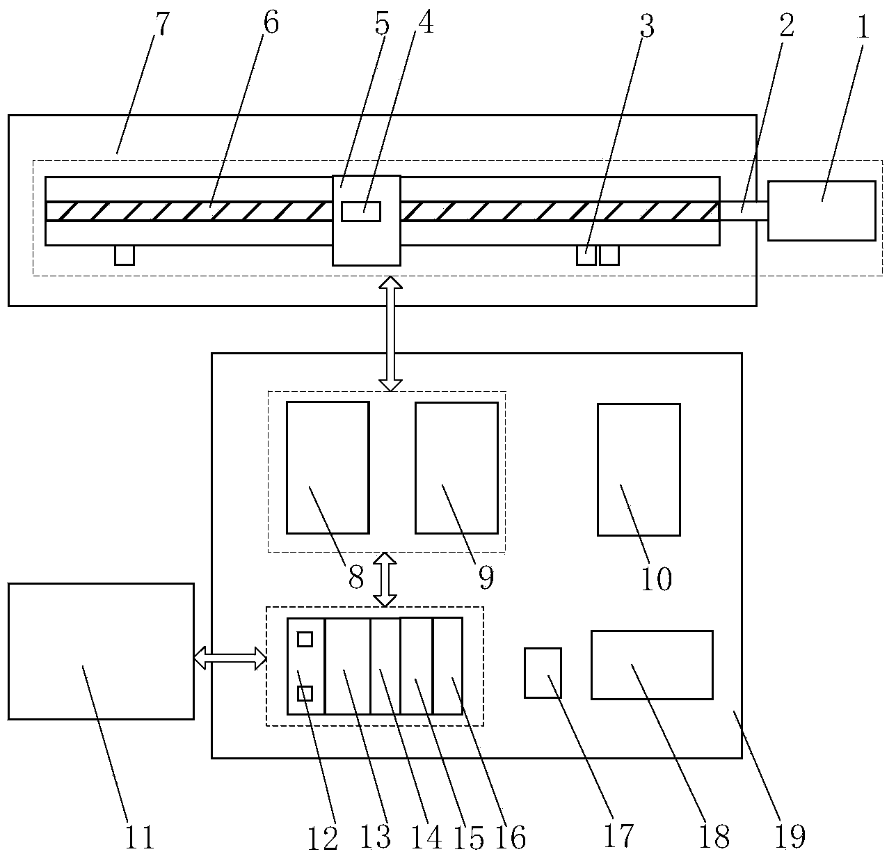 Vibration output force following control device and control method thereof