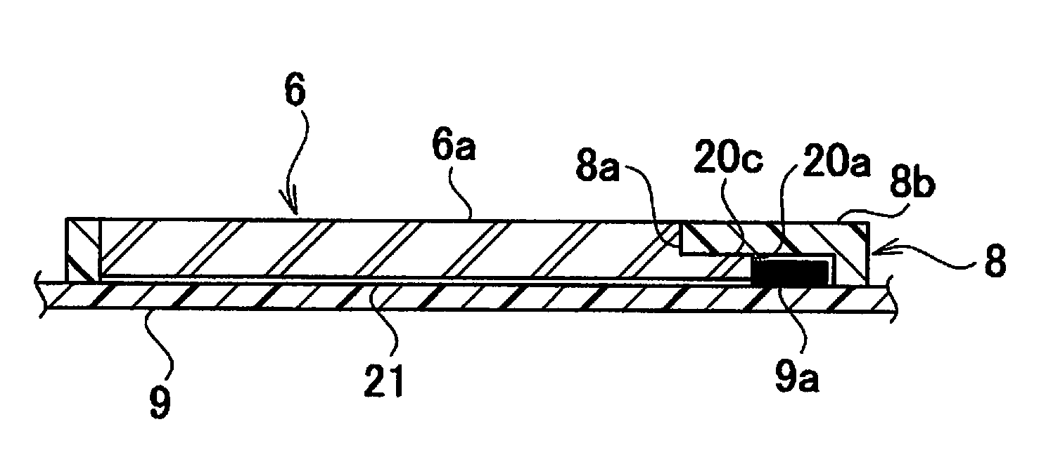 Electronic equipment provided with display portion