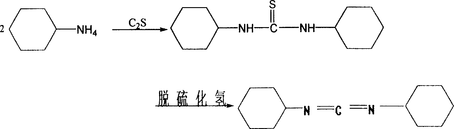 Production technique of N,N'-dicyclo hexylcar bodiimide