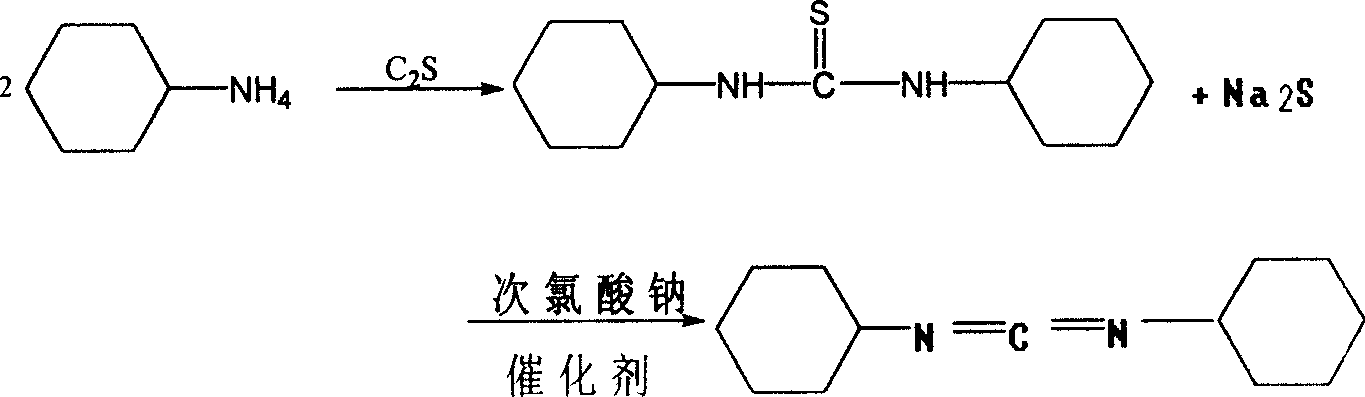 Production technique of N,N'-dicyclo hexylcar bodiimide