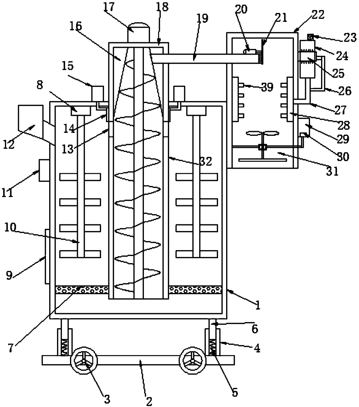 Argillization type soil remediation device