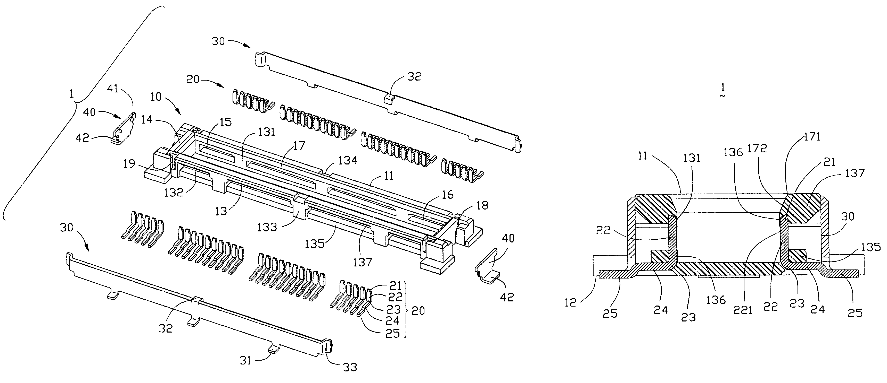 Electrical connector with guidance face