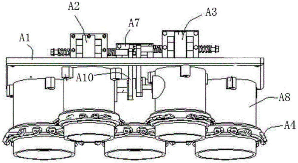 Voltage-regulating capacitance-regulating tap switch adopting vacuum arc-extinguishing chambers