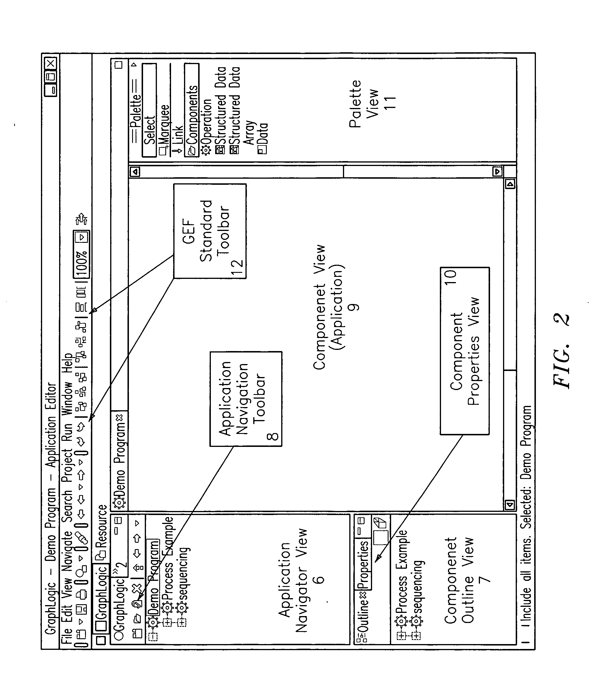 Object process graph application controller-viewer