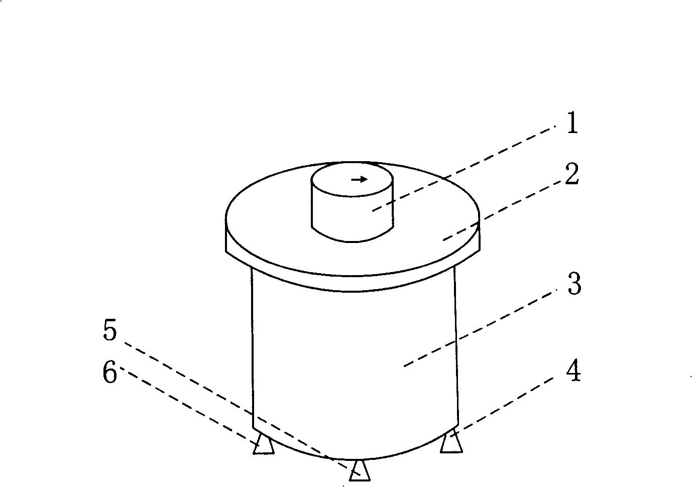 Method for leveling turntable