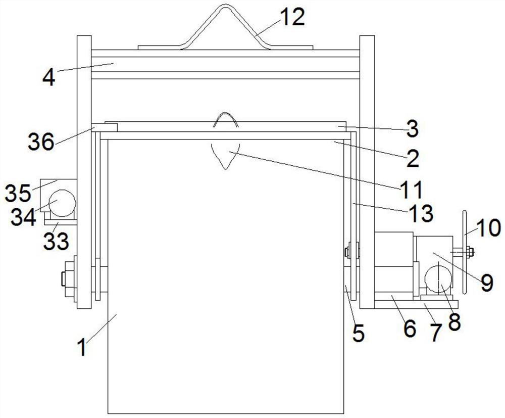 Insulation ladle automatic turning cover and dumping device