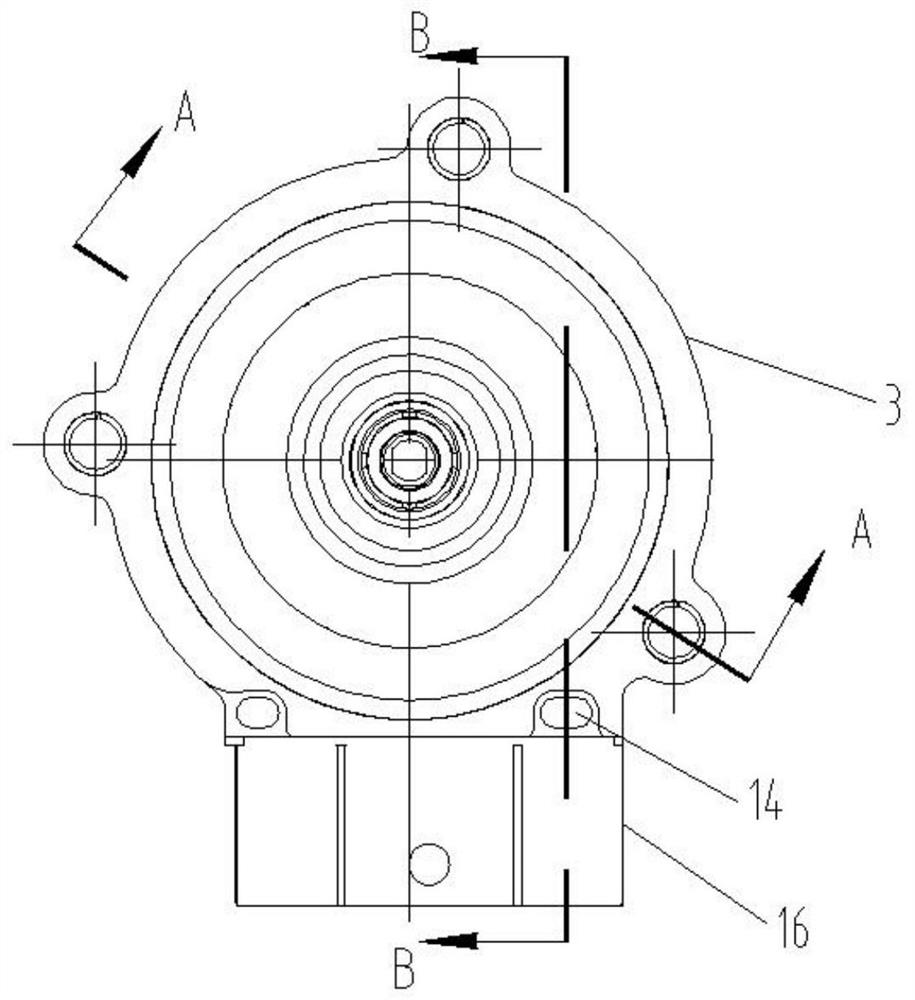 Control motor for electric VVT