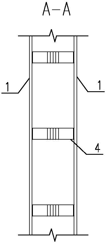 Prefabricated steel plate composite shear wall with plate buckles