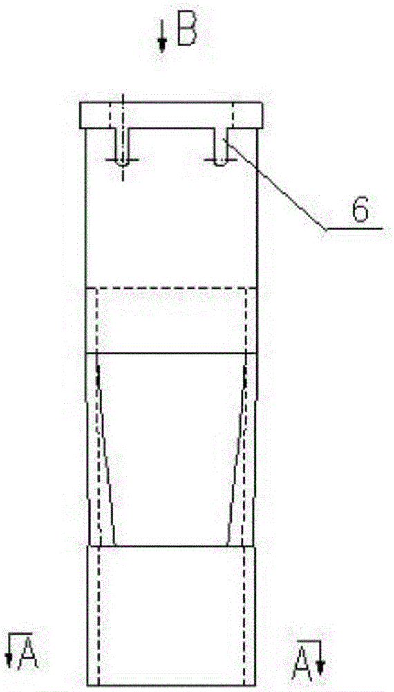 Umbrella-shaped gas collecting structure