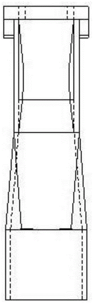 Umbrella-shaped gas collecting structure