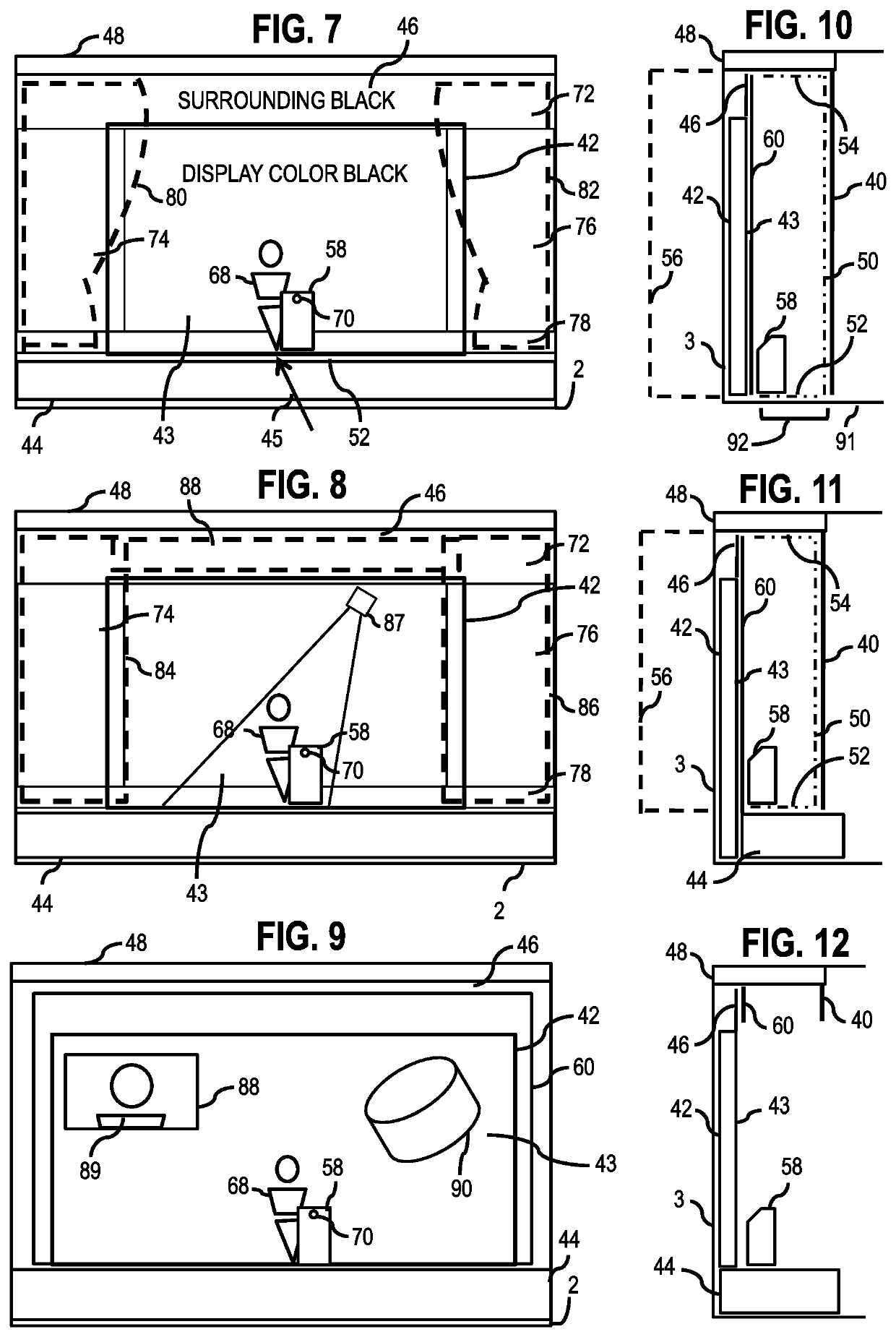 Configured transparent communication terminals