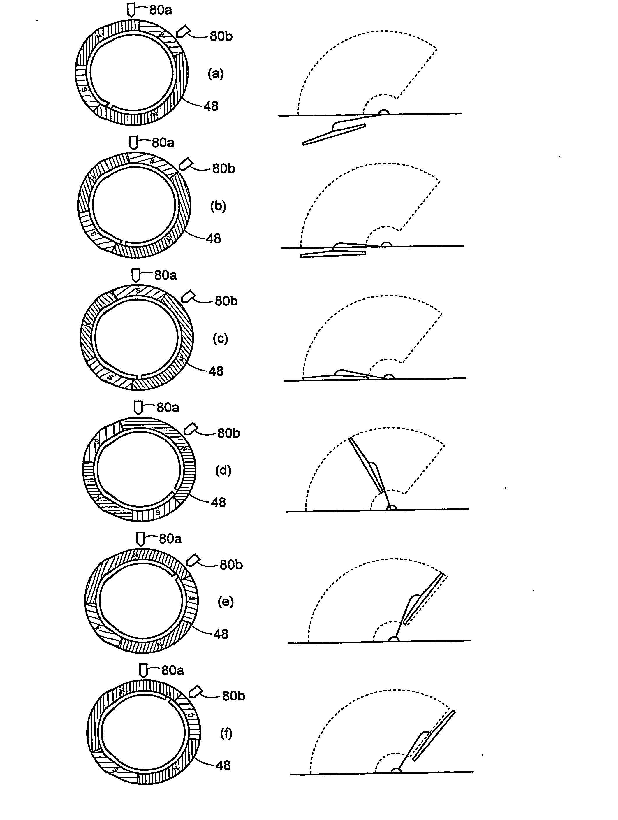 Reversing motor windshield wiper system