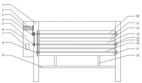 Simple domestic wrapper rolling device