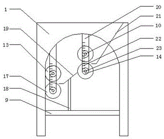 Simple domestic wrapper rolling device