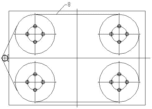 Mold mounting height adjusting device of press