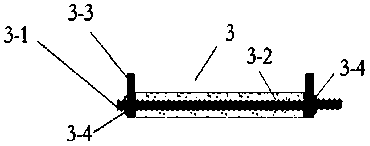 Prefabricated combined assembled anti-floating tensile prestressed anchor rod piece and construction method thereof