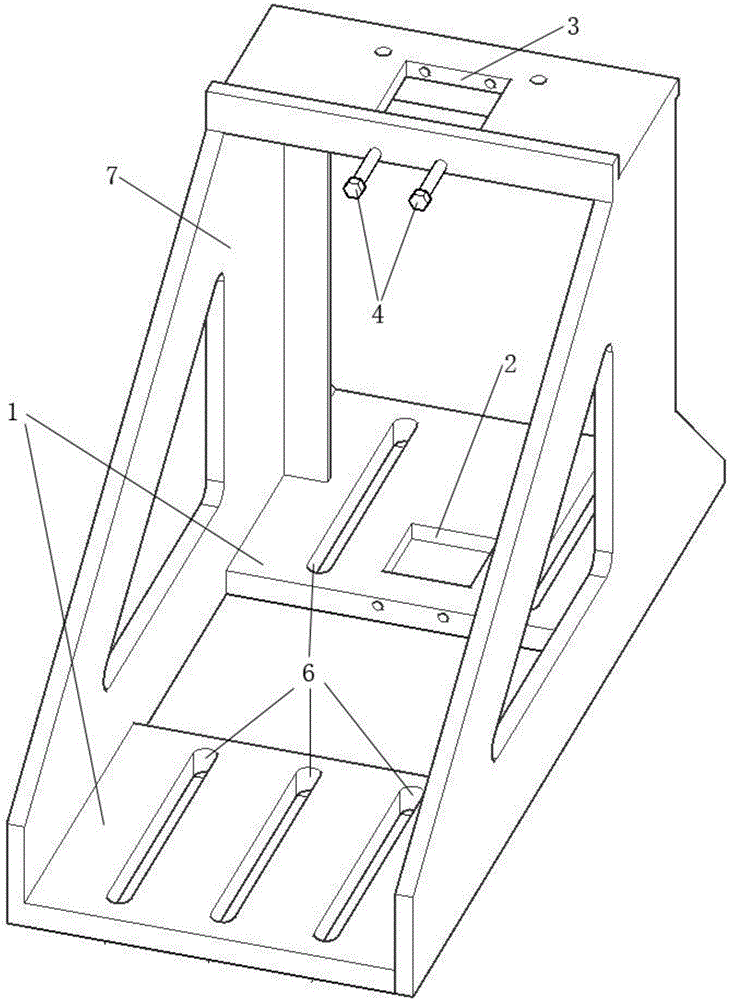 Test device for light steel frame beam column node bearing test