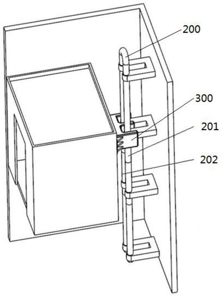 Wireless power supply system for elevators