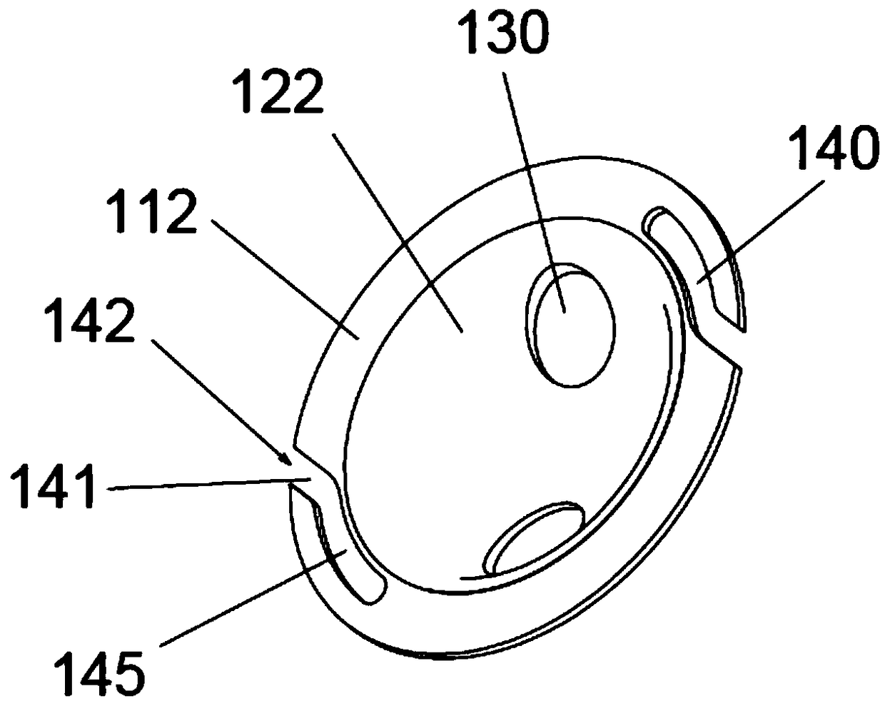 Button plate and cruciate ligament reconstruction system and construction method thereof