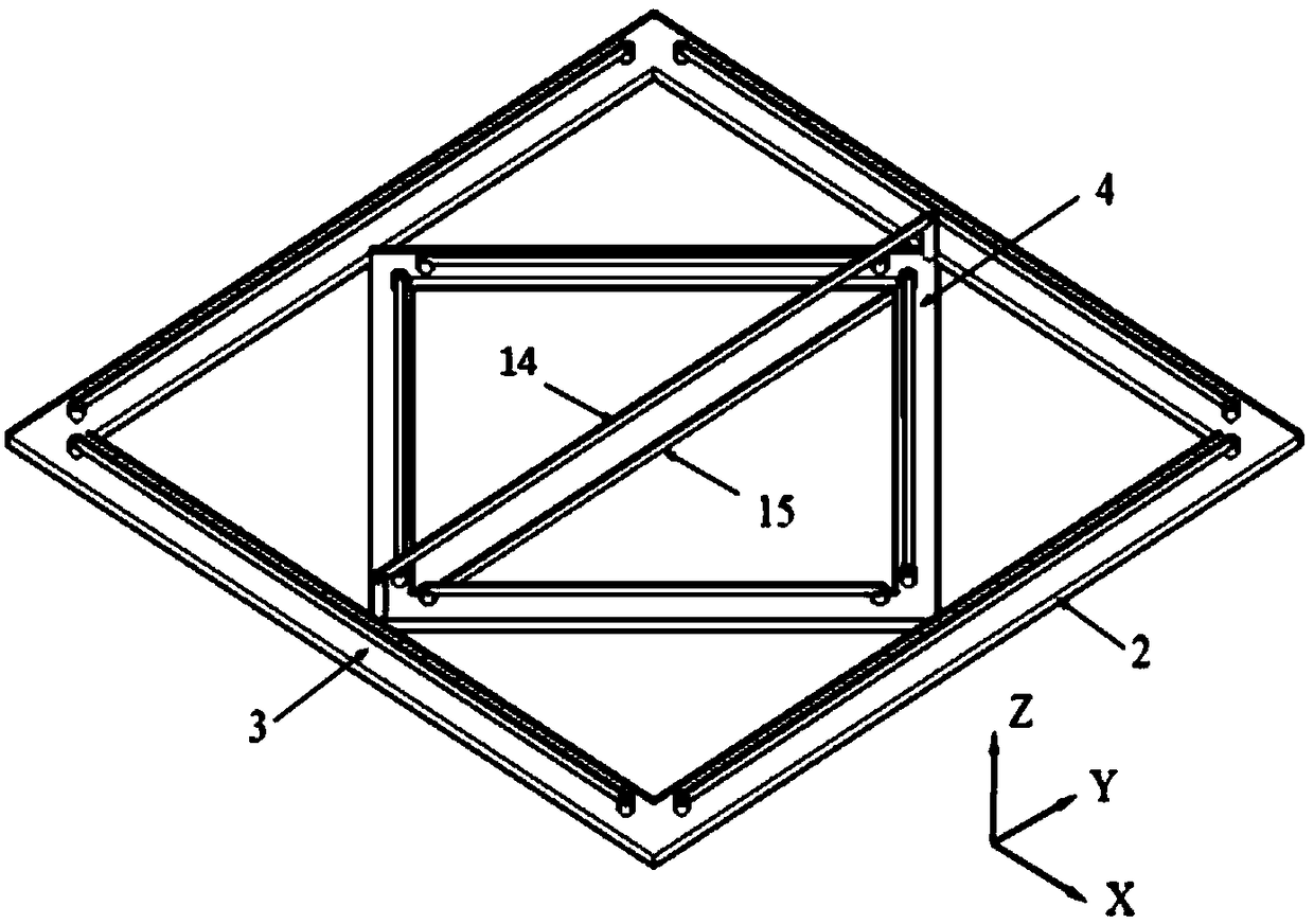 Thermal expansion type fluid triaxial accelerometer and processing method thereof