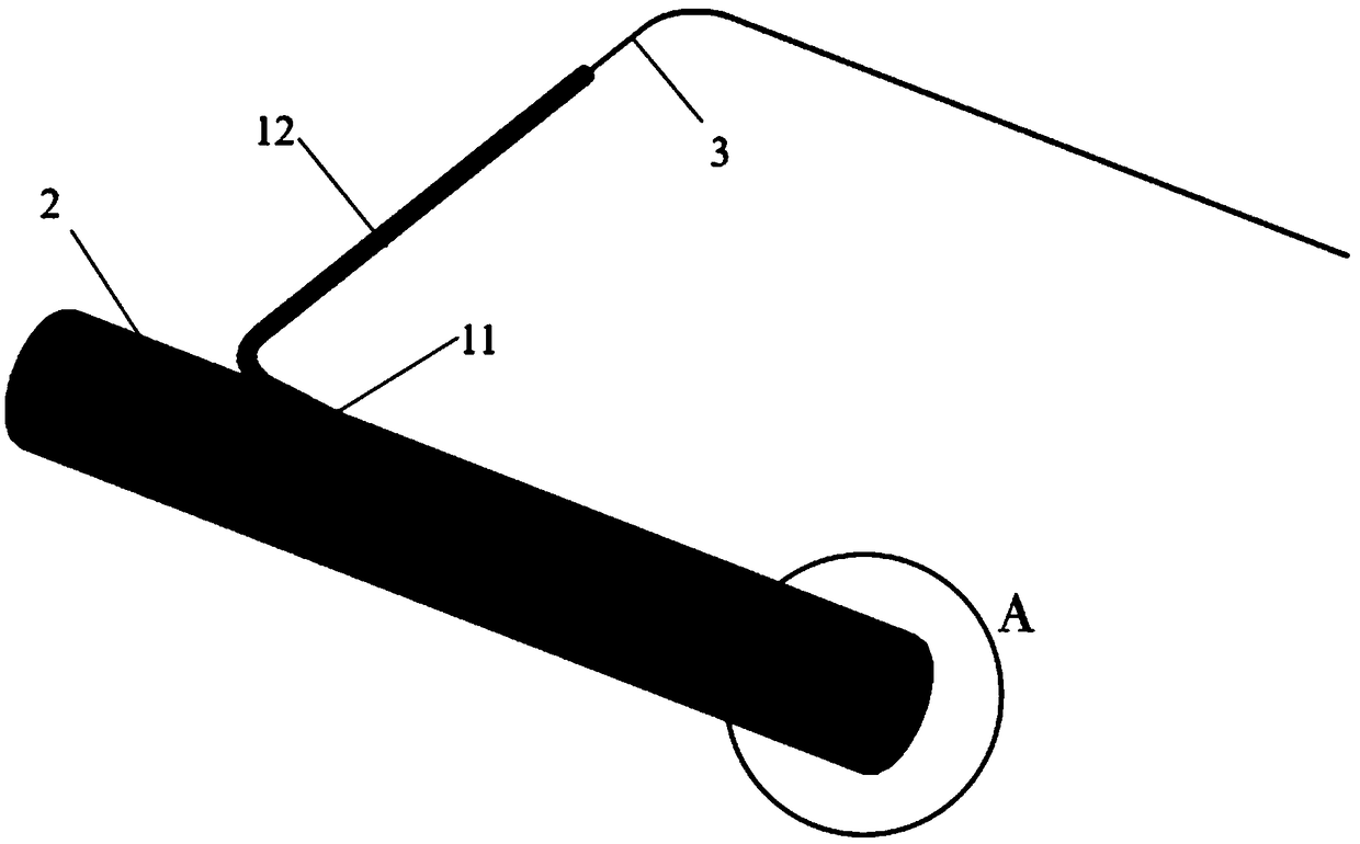 Prestressed pipe segment suitable for detecting and monitoring the quality of grouting inside the pipe and its manufacturing method