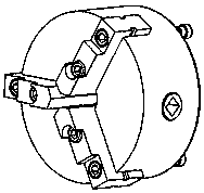 High-speed railcar ring-structure hydraulic damper piston rod assembling welding fixture