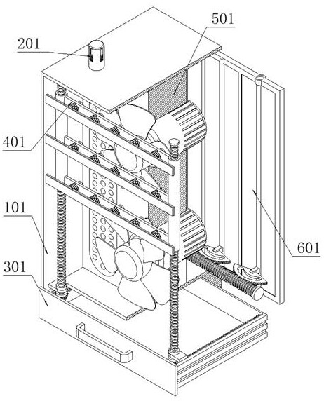 Ventilation device based on building design