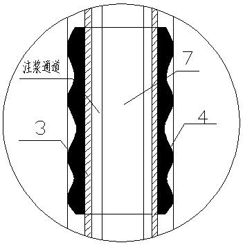 Solid anchor rod capable of being grouted