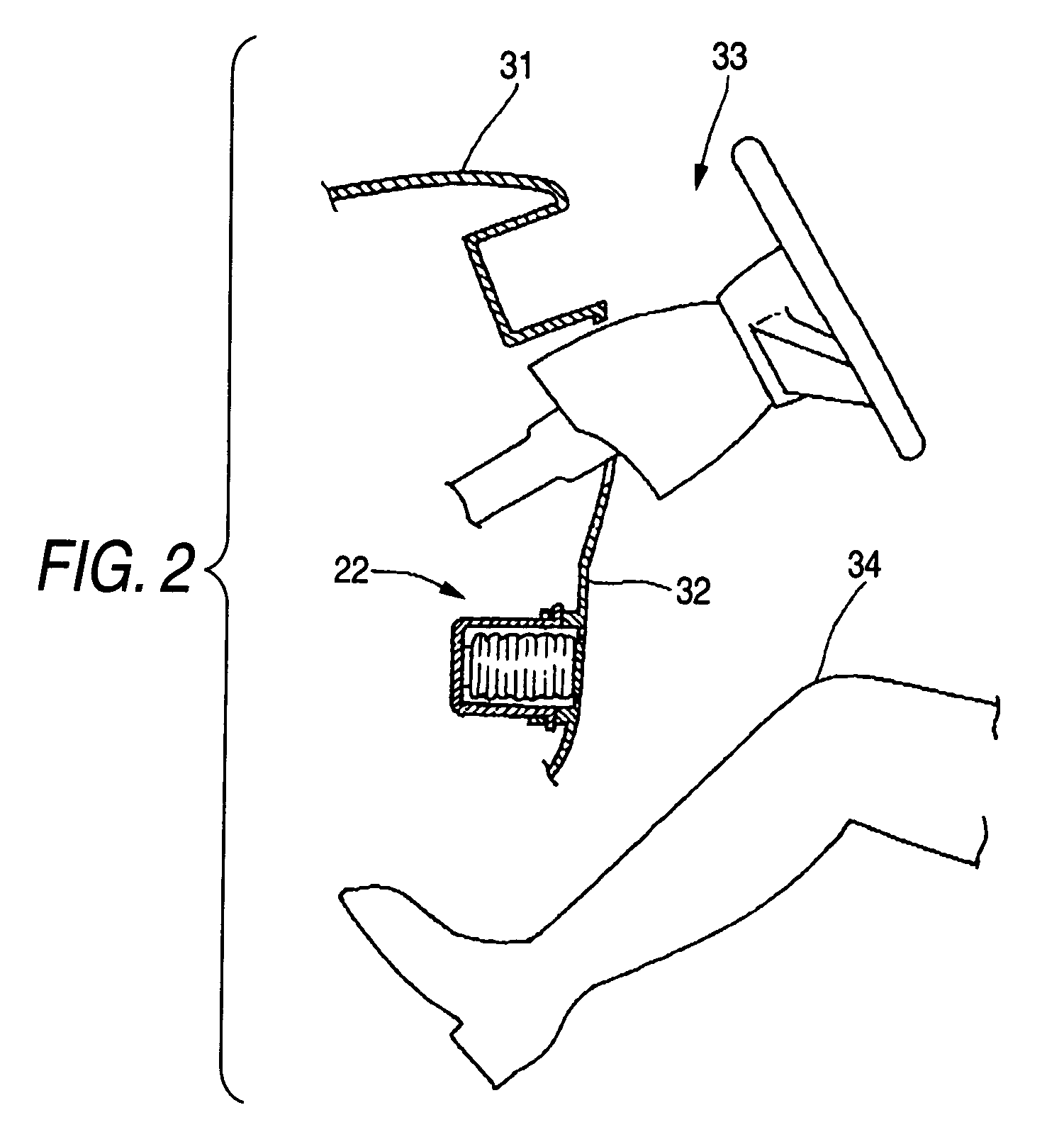 Automotive air bag device