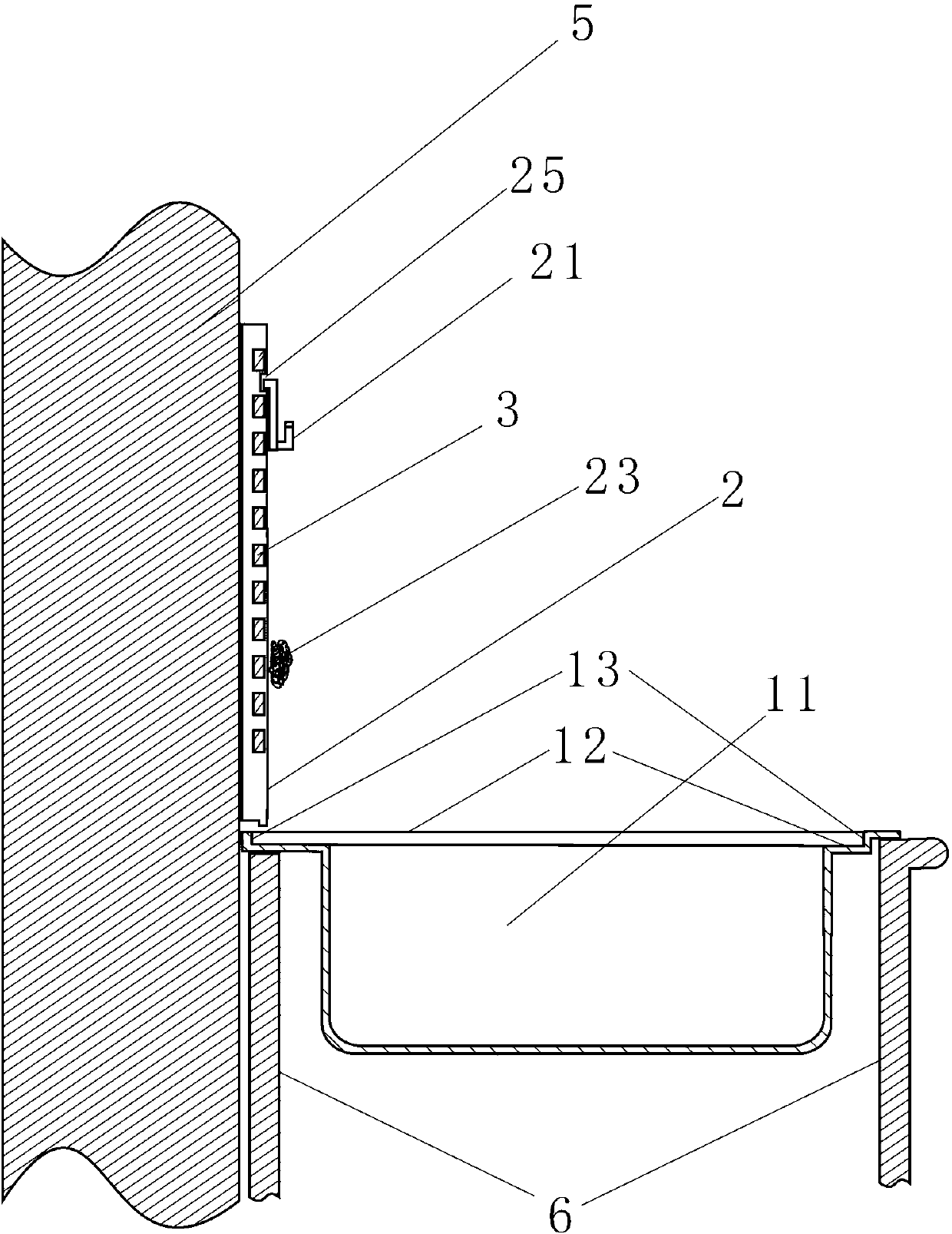 Sink with multifunctional magnetic storage plate