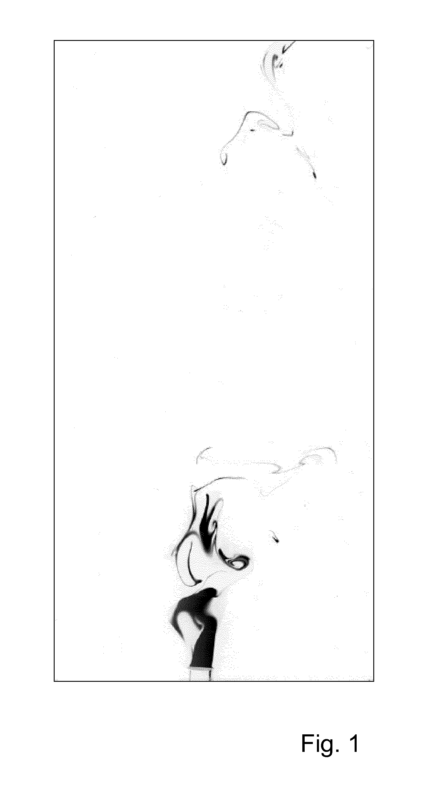 Method, device, and computer program for locating an emitting source of which measurements of emission propagation at locations different from that of the emitting source can be obtained from those locations, lacking space perception